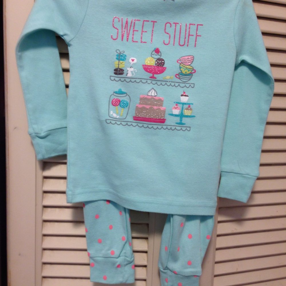 Carter's Girls  Sweet Stuff 2-Piece Pajamas, New Size  3    ( 2 - Pairs)